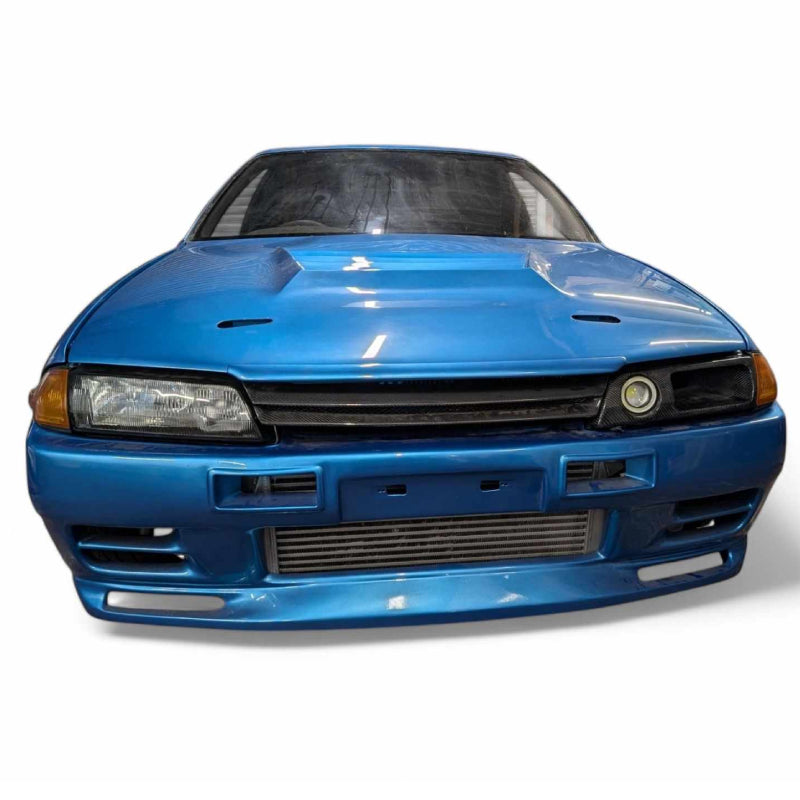 TTP Nissan R32 Skyline Carbon Fibre Headlight with Duct